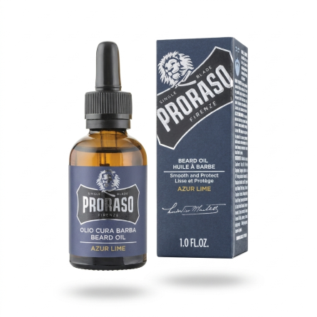 Óleo para Barba Azur & Lima - Proraso 30ml