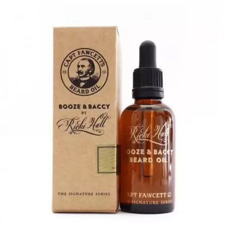 Óleo para Barba Ricki Hall's Booze & Baccy - Captain Fawcett 50ml